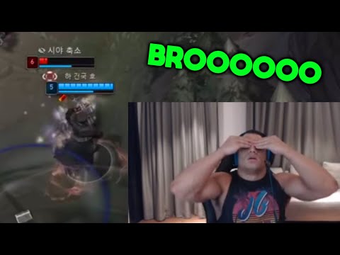 Tyler1 reacts to 10% Hp Gangplank vs 100% Hp Graves