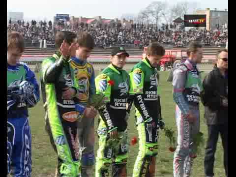 Start Gniezno - RKM ROW Rybnik 5.04.2009 - Przygotowania do meczu