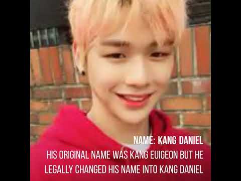 FACTS ABOUT KANG DANIEL