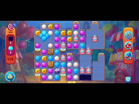 #Unlocking New Level 5862 #challenge  #fishdom #playrix