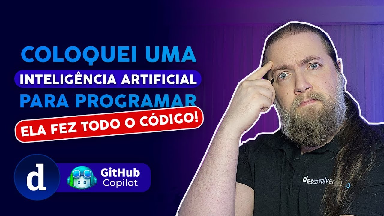 COLOQUEI UMA INTELIGÊNCIA ARTIFICIAL PARA PROGRAMAR E ELA FEZ TODO O CÓDIGO!