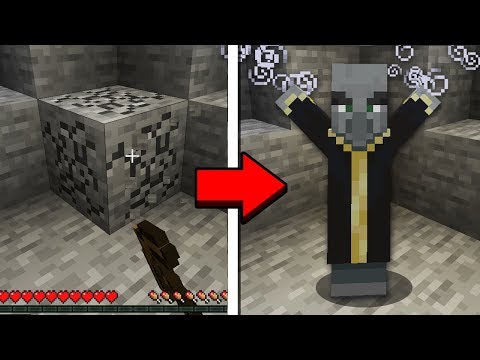 Minecraft: 100% OF THE TIMES I BREAK A BLOCK, A MOB WILL SPAWN!