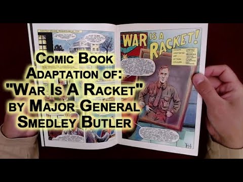 Comic Book Reading: Adaptation of "War Is A Racket" by Major General Smedley Butler [ASMR] Video