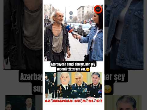 Azərbaycan gənci danışır, hər şey superdir 22 yaşım var.😞#Azərbaycan #news #istefatv