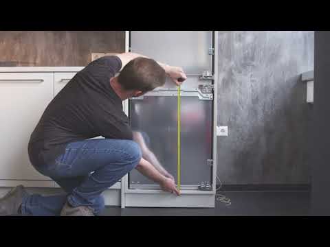 Cómo instalar un frigorífico Balay combinado integrable con puerta fija