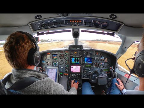 TBM850 IFR Flight VLOG! - ATLANTA, GA to PERRY HOUSTON!