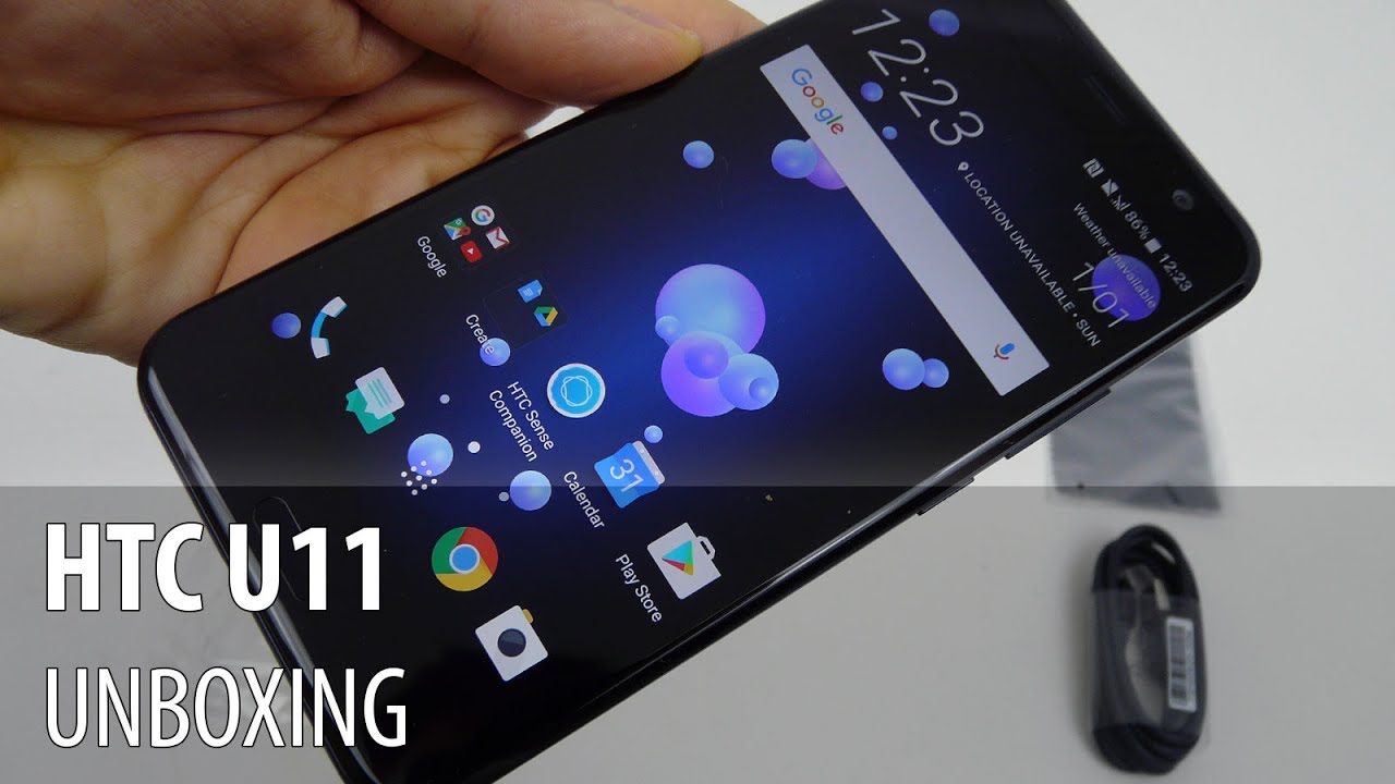 HTC U11 Unboxing (HTC 2017 Flagship with Edge Sense)