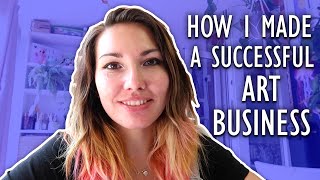How I earn over $50k a year with ART | Art Business Storytime