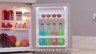 奧克斯三開門冰箱小型家用大容量三溫電冰箱節能靜音冷藏冷凍租房