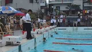 preview picture of video 'Bơi trườn sấp 50m, giải bơi tỉnh Thái Bình 2014'