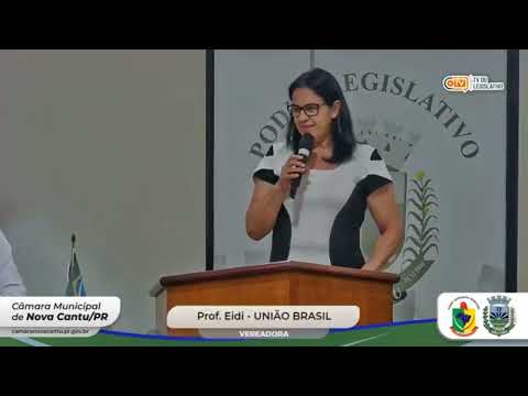 Sessão da Câmara Municipal de Vereadores de Nova Cantu - 08 de Setembro de 2025