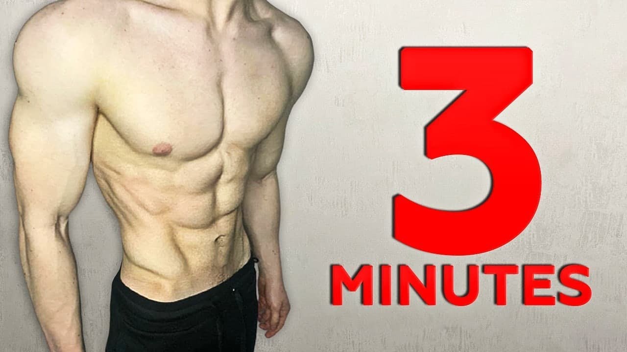 3-Minutes Lower ABS Workout At Home ( Fast Results! )