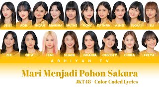 Download lagu JKT48 - Mari Menjadi Pohon Sakura (Sakura no Ki ni Narou) | Color Coded Lyrics mp3