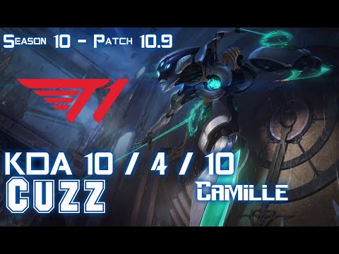 T1 Cuzz CAMILLE vs REK'SAI Jungle - Patch 10.9 KR Ranked