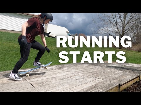 How to do a Running Start Skateboarding - 4 Step Method