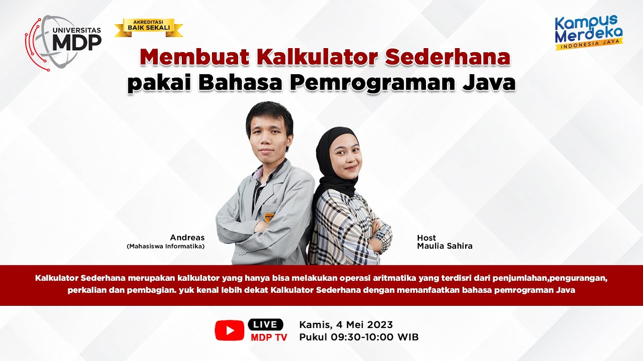 Membuat Kalkulator Sederhana pakai Bahasa Pemrograman Java