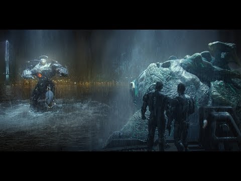Pacific Rim - Gipsy Danger vs Leatherback with music from Mazinger Z (V1.0)