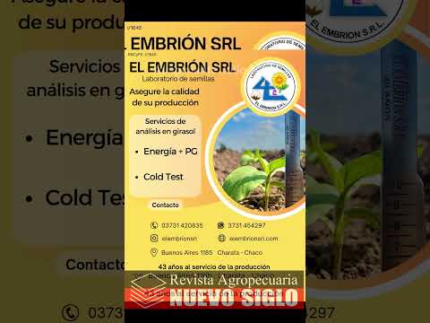 Laboratorio de Semillas El Embrión  #agro #chaco #agricultura  #semillas  #simientes  #charata