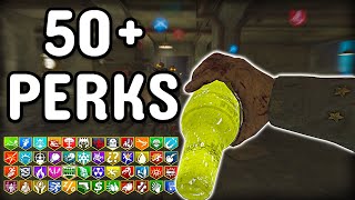 Nacht Zombies with 50+ PERKS! (Buying them ALL)