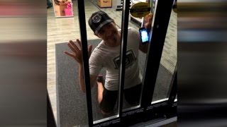 Fitness Instructor Goofs Around Being Locked In a FedEx Store for 2 Hours