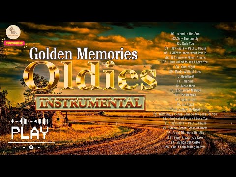 Golden Oldies Instrumental Great Hits For Guitar |  Reliving the Golden Memories of Yesteryear