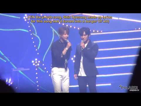 [Eng] Dongwan surprises Shin hyesung at his Fan meet