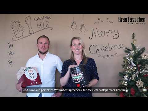 Firmengeschenk Weihnachten 2020 für Kunden, Mitarbeiter und Geschäftspartner - von BrauFässchen