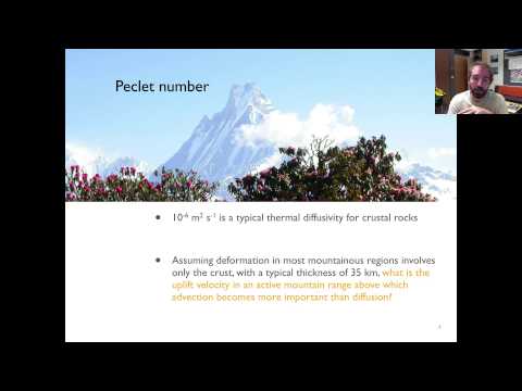 Geodynamics - Lecture 8.5: The Peclet number