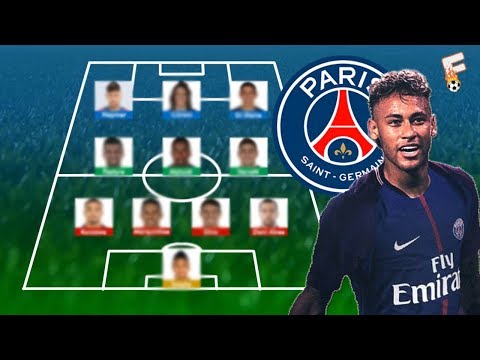 Neymar To Paris Saint Germain : PSG Potential Line Up 2017 / 2018