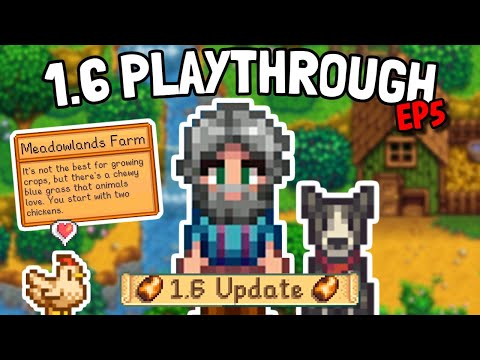 , title : 'COZY DAYS ON THE FARM! - Stardew Valley 1.6 Full Playthrough [Ep.5]'