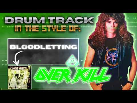 Overkill Style Metal Drum Track | 155 BPM | Free WAV Download