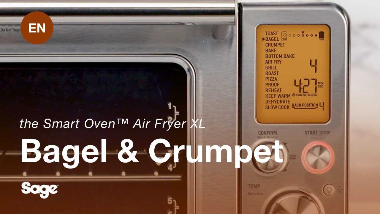 Preset Cooking Functions - Bagel & Crumpet