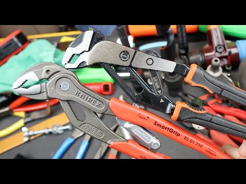 $16 Crescent Auto-Bite Pump Pliers: Half the action of Knipex and a quarter the price. Nice handles.