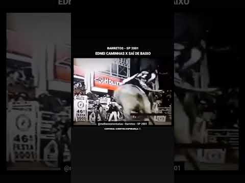 🇺🇲🇧🇷 Curta e comenta! 🤠👍🏻 Ednei Caminhas x Saí de Baixo - Barretos 2001 #shorts #rodeo #rodeio