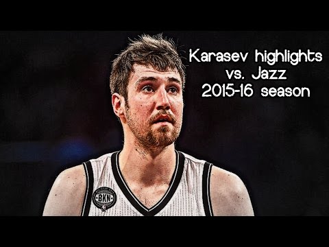 Sergey Karasev 9 pts in 9 mins vs. Jazz (NBA RS 2015/2016) - 22.01.2016