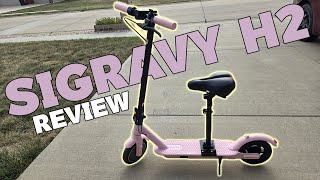 This e-scooter is a BIG HIT with the FAMILY | Sigravy H2 Electric Scooter