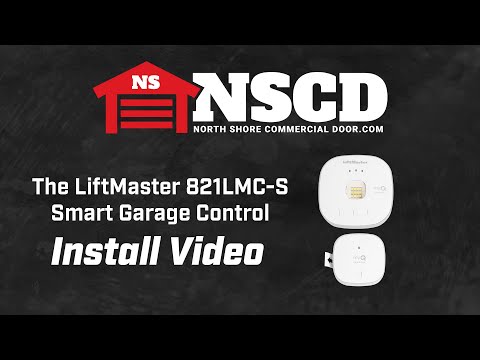 The LiftMaster 821LMC-S Smart Garage Control Installation The LiftMaster...