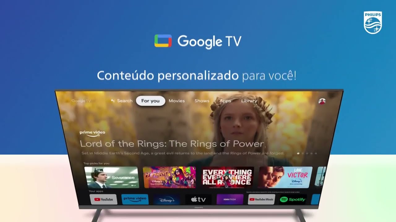 Miniatura da avaliação em vídeo de Smart TV Philips 43PFG6909 Full HD 43 Polegadas Google TV