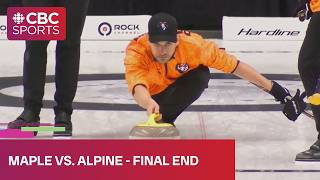 Full final end of Maple United vs. Alpine Curling Club at inaugural Rock League stop | #CBCSports