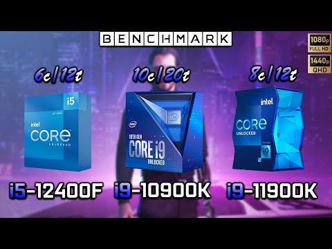 Intel i9 10900k vs i9 11900K vs i5 12400F // Benchmark // Test in 7 Games