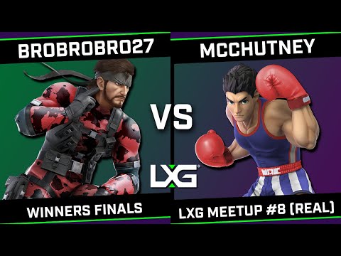 brobrobro27 (Snake) vs McChutney (Little Mac) - lxg meetup #8 (real) - Winners Finals