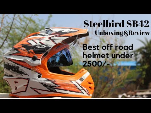 Steelbird SB 42 Review.Best Off Road Helmet