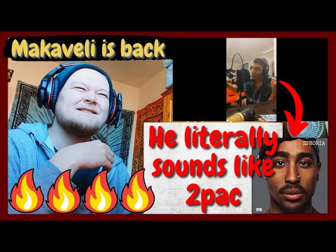 GERMAN Rappers' Reaction | Makaveli (2pac) - Hail Mary (Cover) | Botan Beyaz
