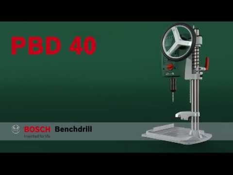 Benefits of: The Bosch PBD 40 Bench Drill