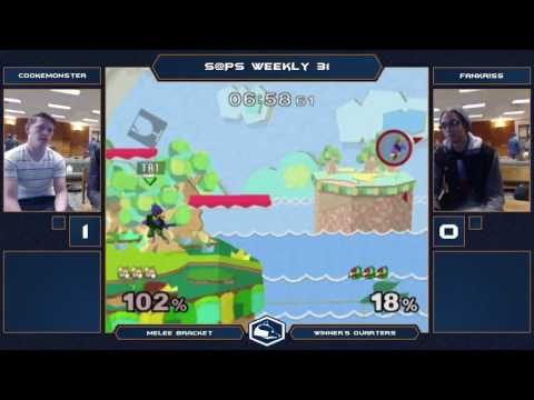 S@PS 31 Melee Singles - ChocolateChipCooke (Fox) vs Fankriss (Falco) - Winner's Quarters