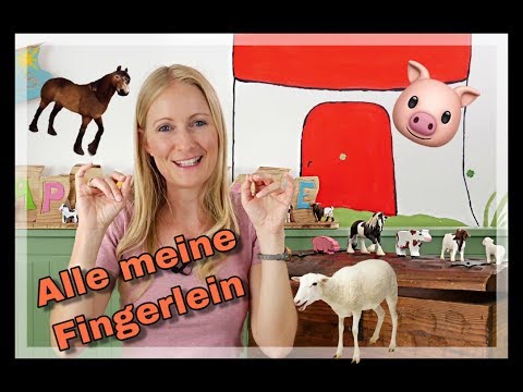 🖐🏻 Alle meine Fingerlein - Fingerspiele für Kinder I Kita Spiele I Fingerspiel mit Tieren I