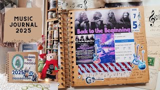 My music journal 2025 flip through)