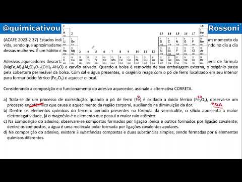 ACAFE 2023-2 Q37 Medicine - Periodic table and chemical bonds