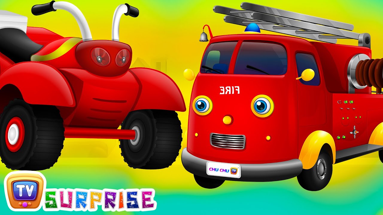 <h1 class=title>Surprise Eggs Toys - UTILITY Vehicles for Kids | Car, Fire Engine Truck & more | ChuChu TV Surprise</h1>
