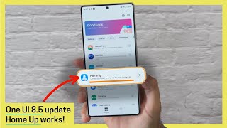 AMAZING Home Up update for One UI 8.5!
